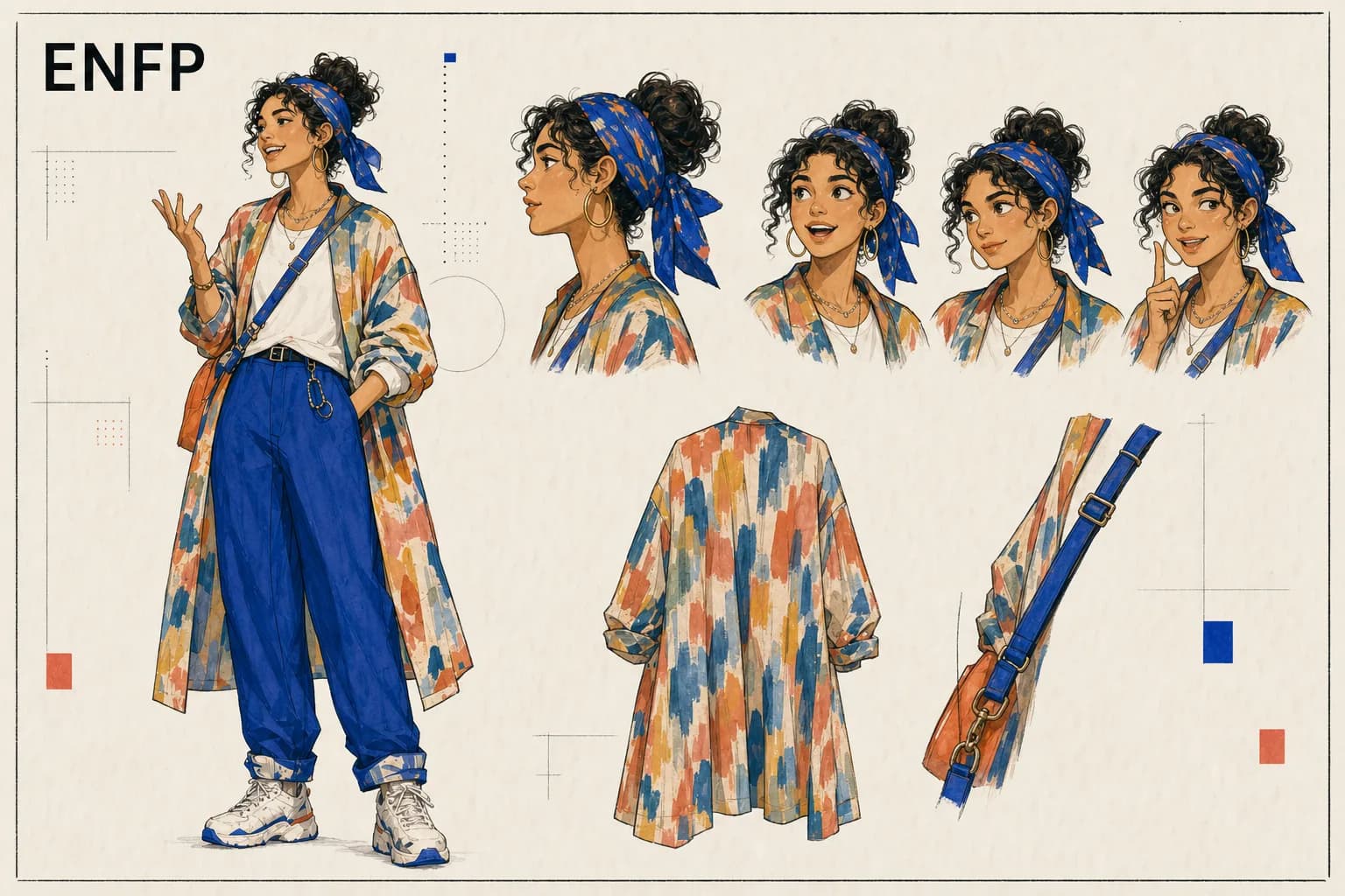 ENFP original PersonaQuiz character study