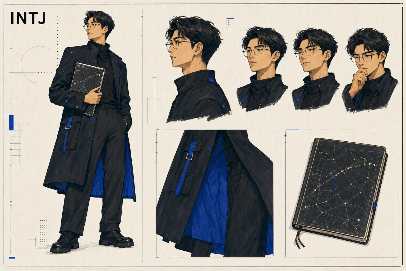 INTJ original PersonaQuiz character study